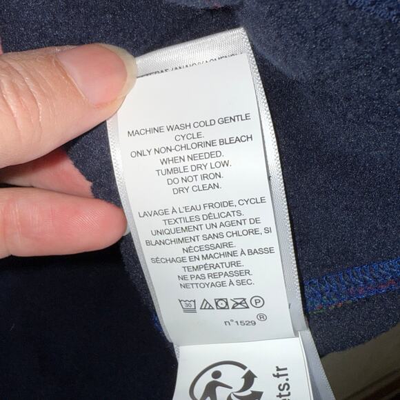 Polo Ralph Lauren Men's Paisley Pile Fleece Jacket navy small $398 - Picture 9 of 10